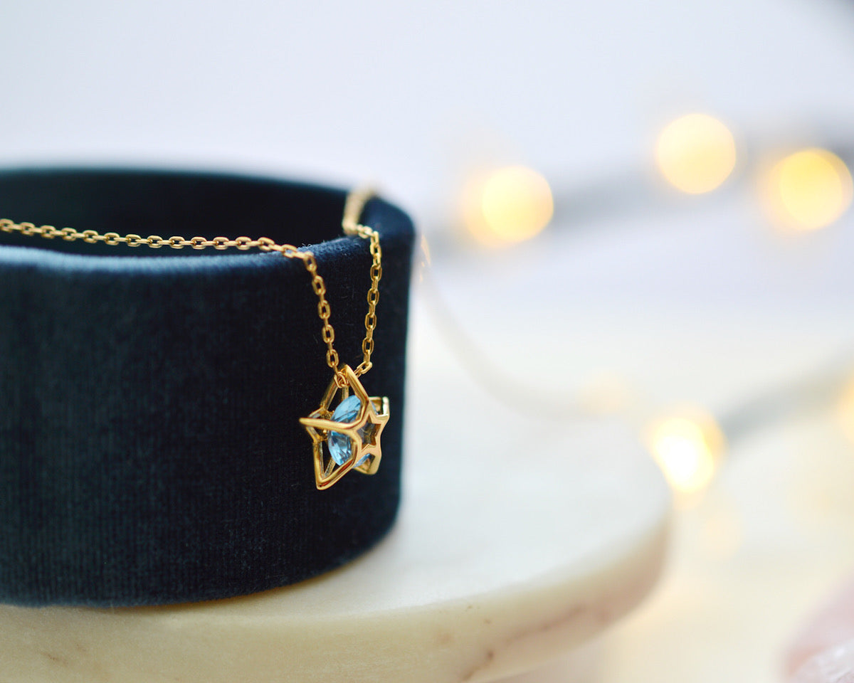 YOUR ARE MY STAR Blue Star Necklace