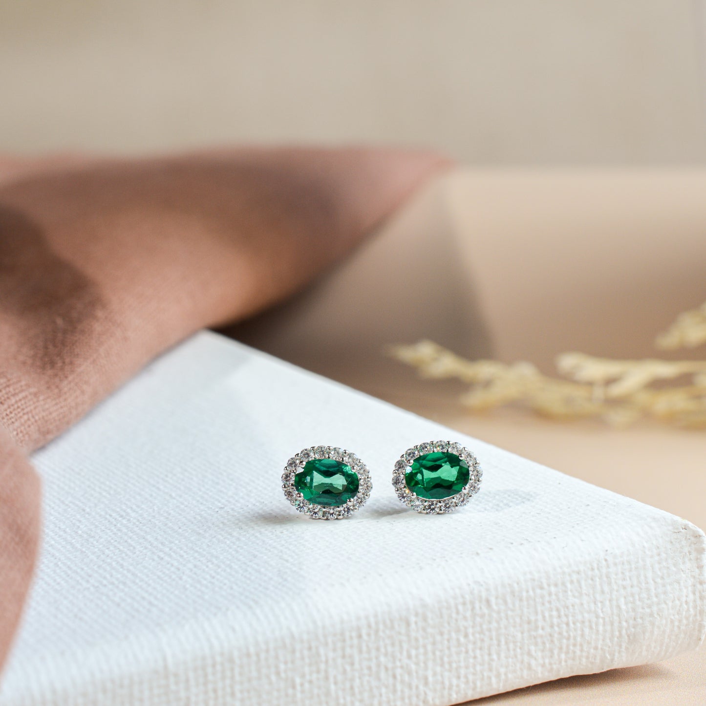 Odessa Emerald Necklace Gold/Silver