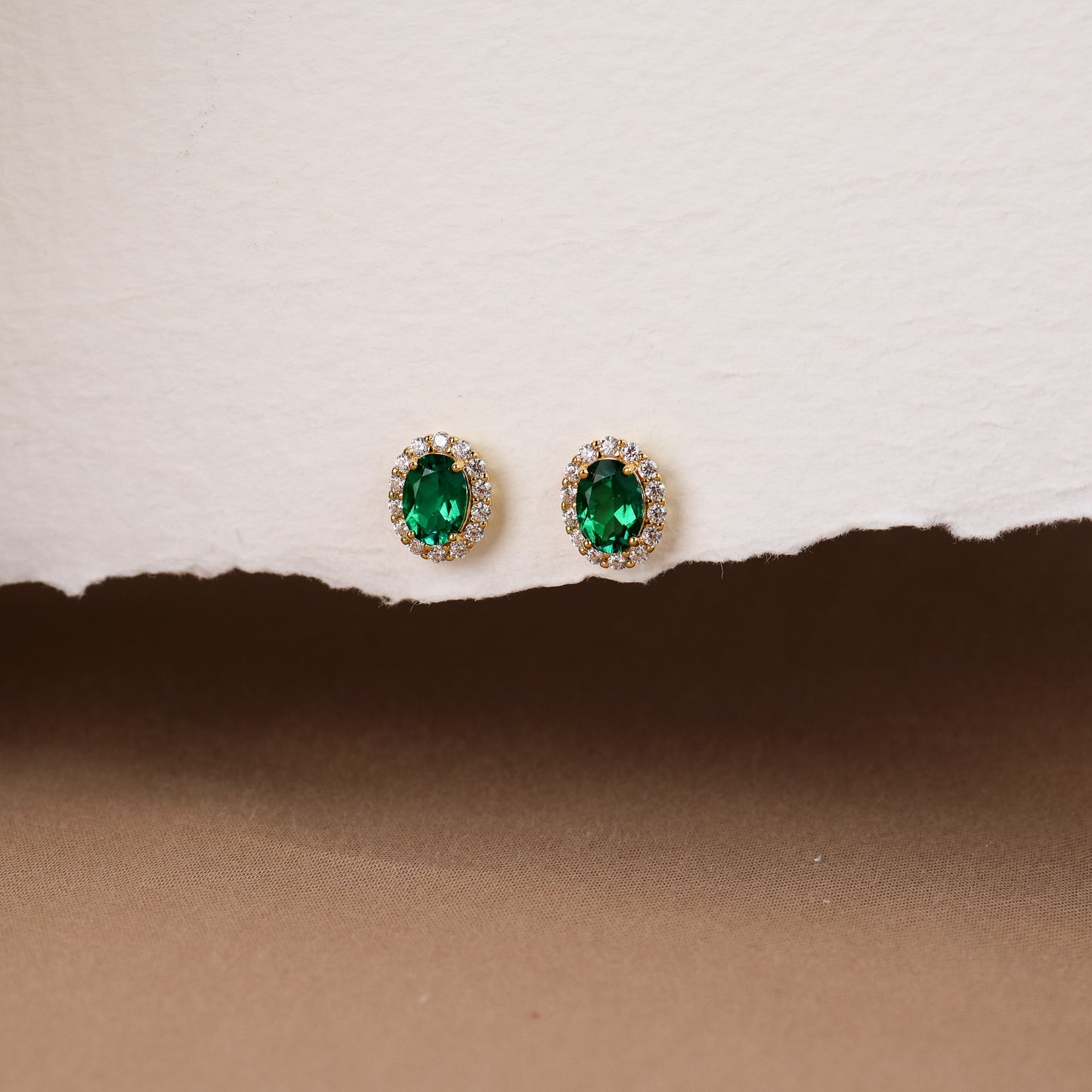 Odessa Emerald Necklace Gold/Silver