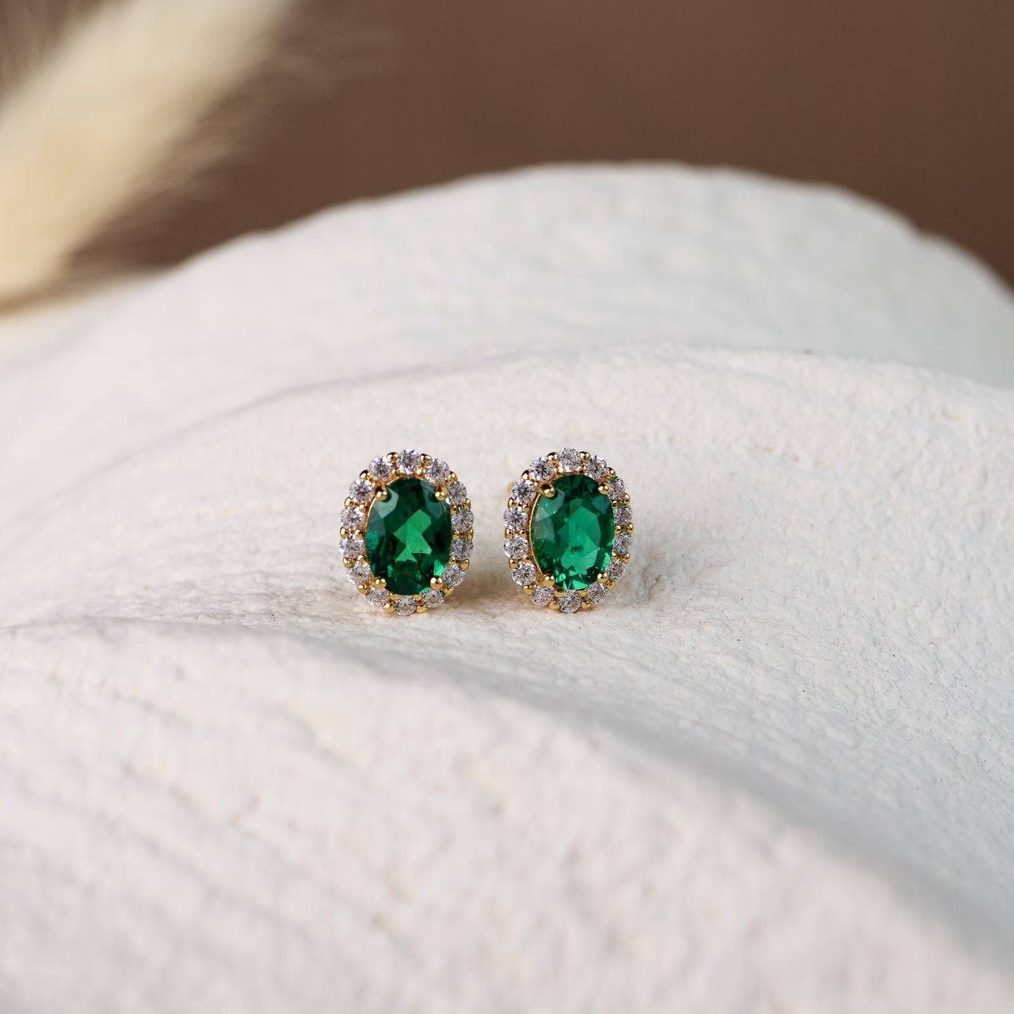 Odessa Emerald Necklace Gold/Silver