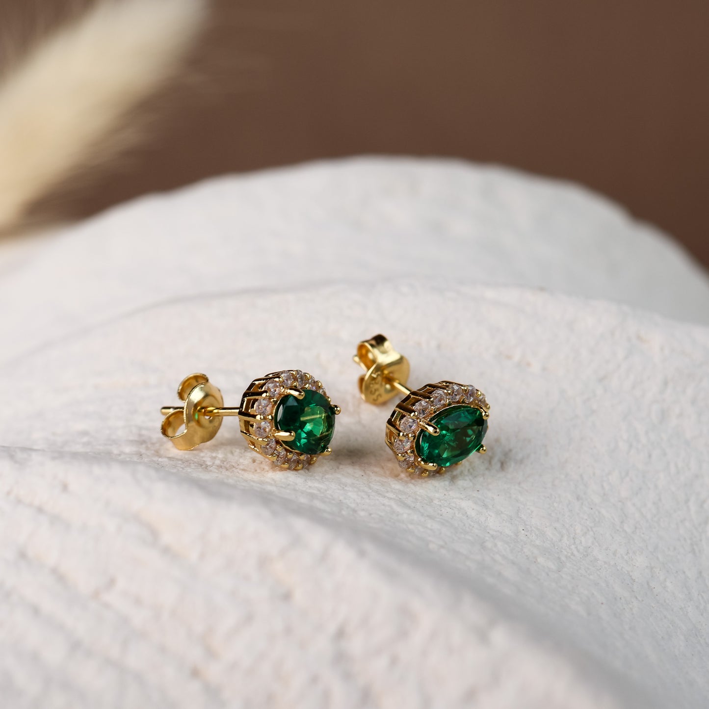 Odessa Emerald Necklace Gold/Silver