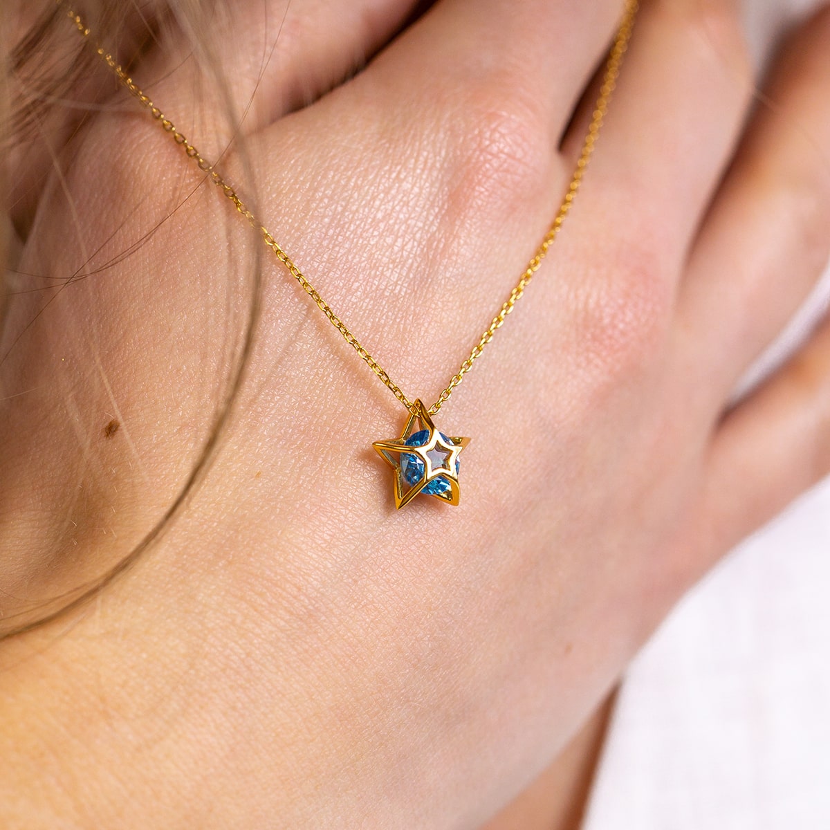 YOUR ARE MY STAR Blue Star Necklace
