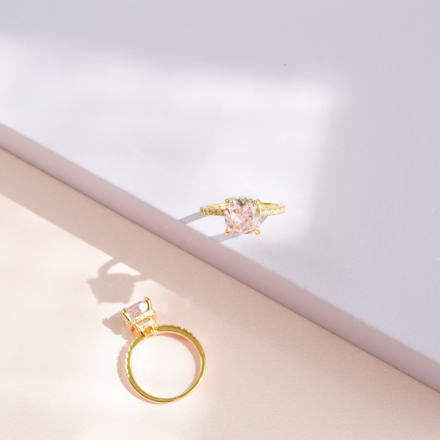 ROSIE Pink Diamond Gold Vermeil Ring