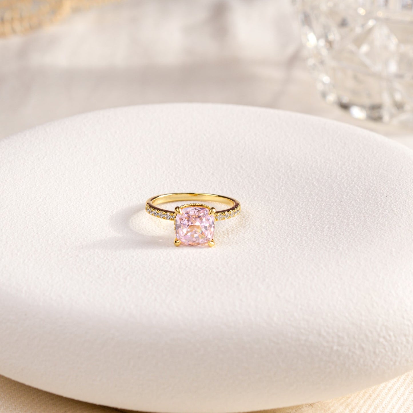 ROSIE Pink Diamond Gold Vermeil Ring